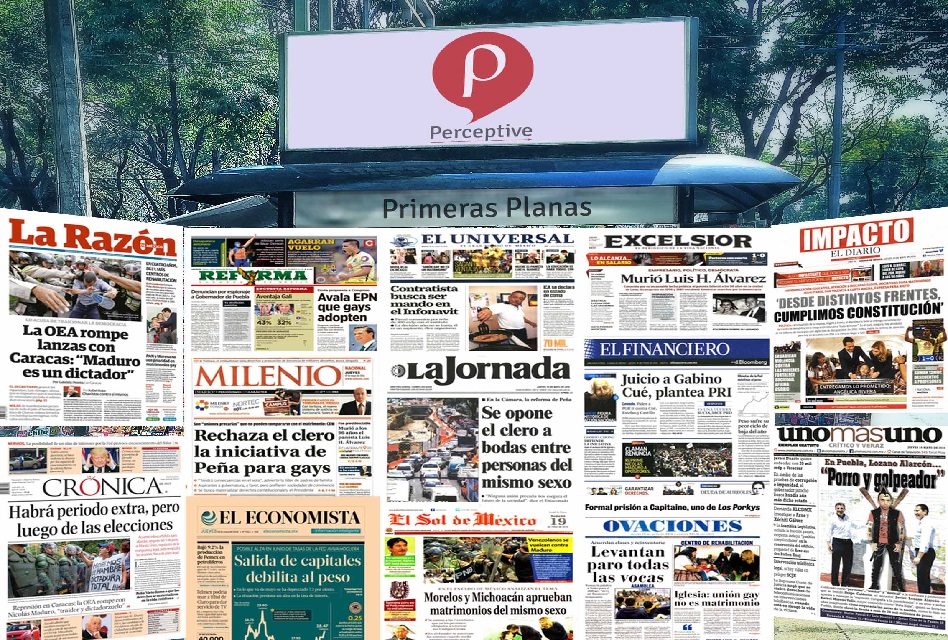 Las Primeras Planas de hoy Jueves