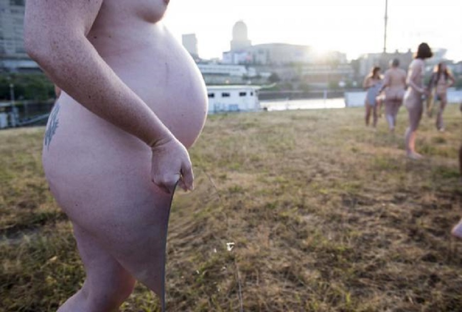 Mujeres desnudas protestan contra Donald Trump