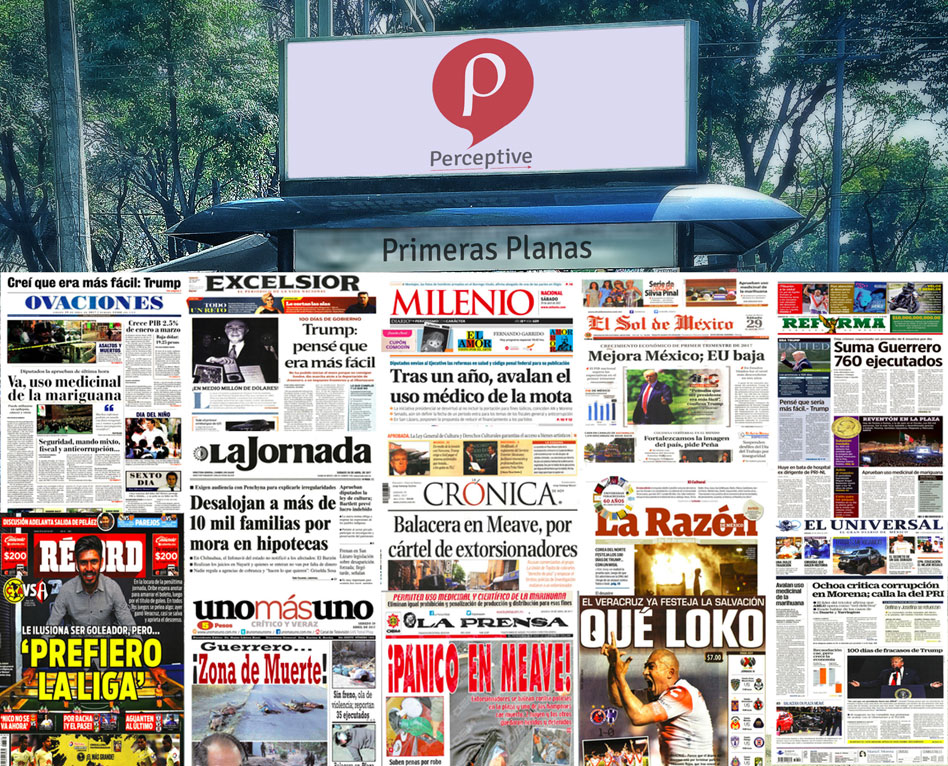 Primeras planas nacionales del sábado