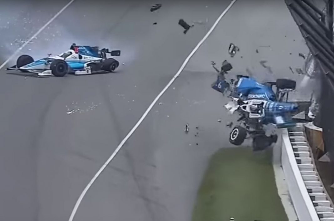 VIDEO – Espectacular accidente en Indy 500