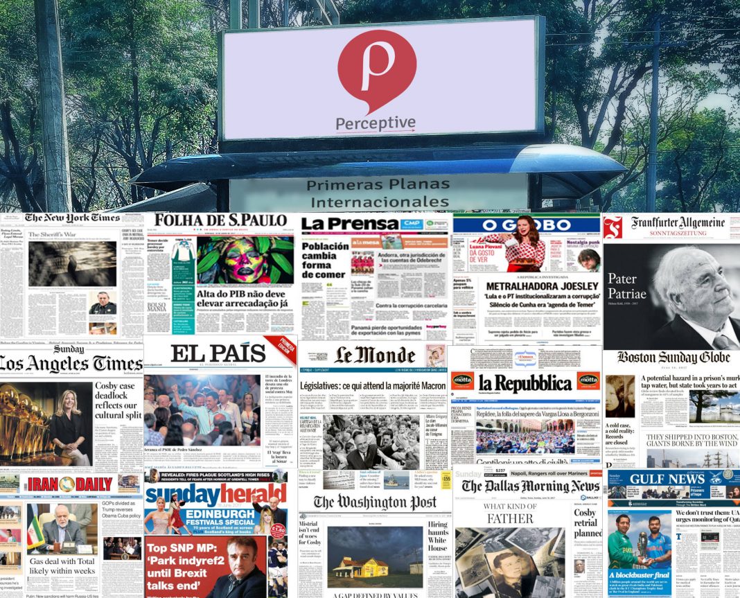 Primeras planas internacionales