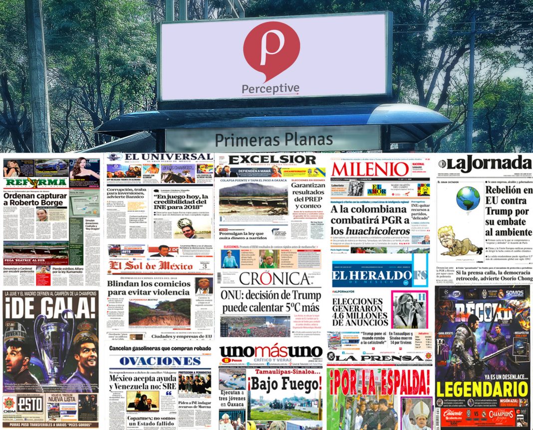 Primeras planas nacionales