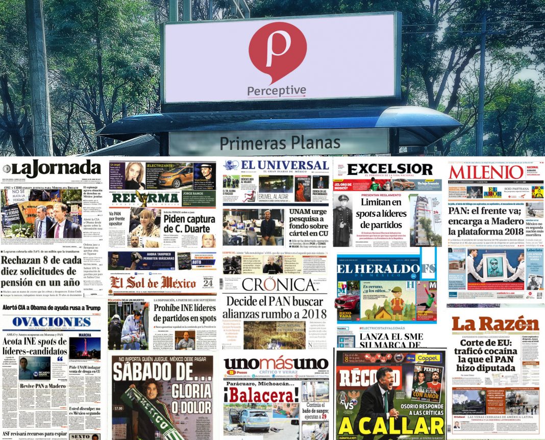 Las primeras planas de México