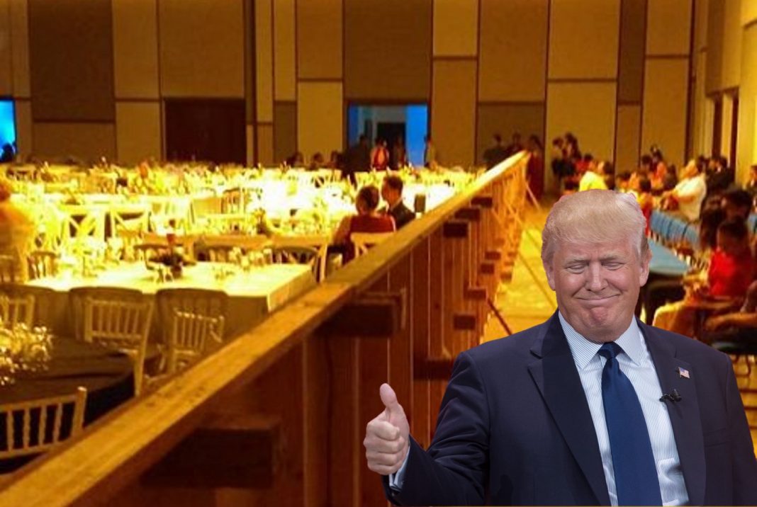 Levantan muro en fiesta de graduación de prepa ¡Para separar a los que no pagaron!