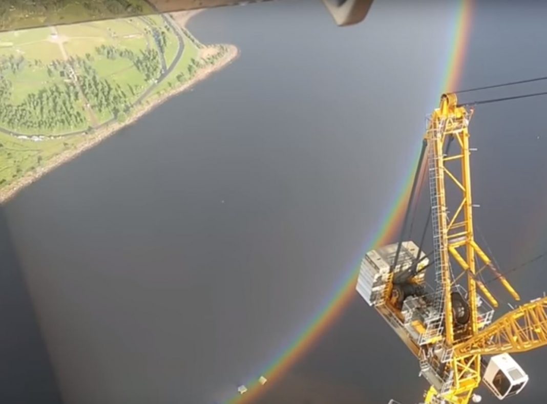 VIDEO – Arco iris circular