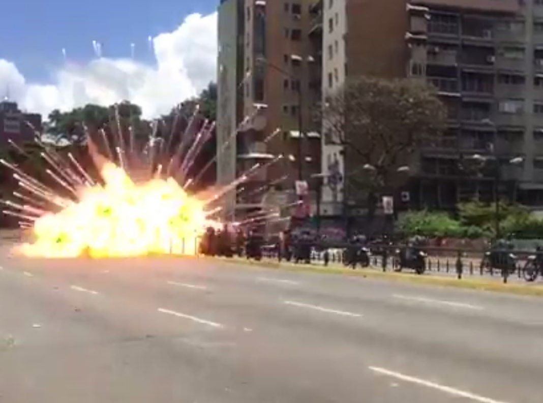VIDEO – Fuerte explosión en Caracas