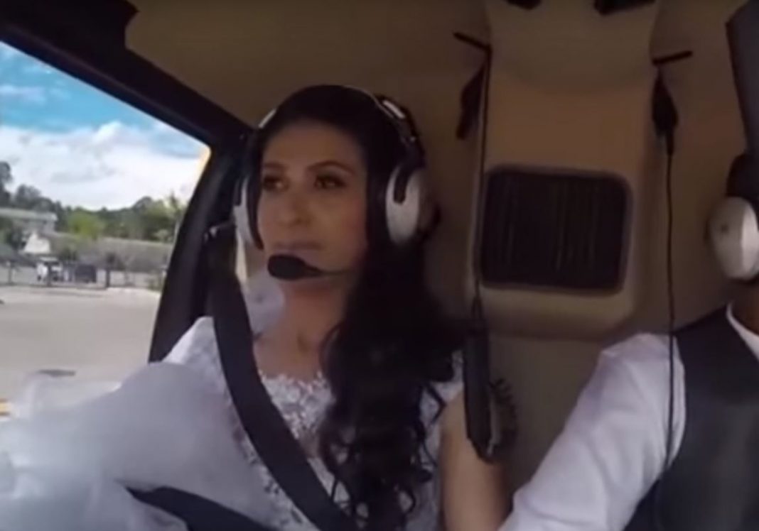 VIDEO – Escenas de los últimos momentos de la novia que murió en accidente de helicóptero