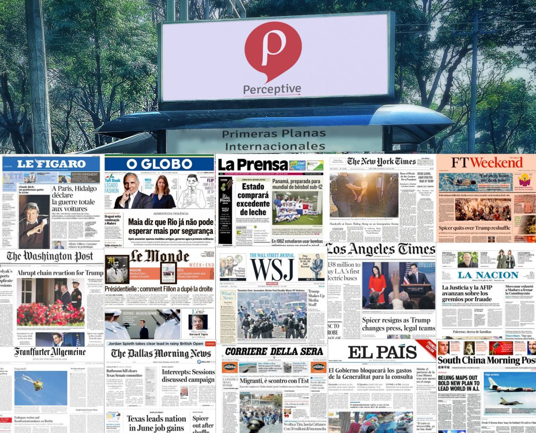 Primeras planas del mundo