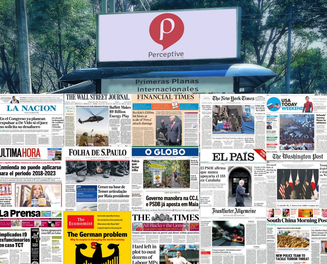 Primeras planas internacionales