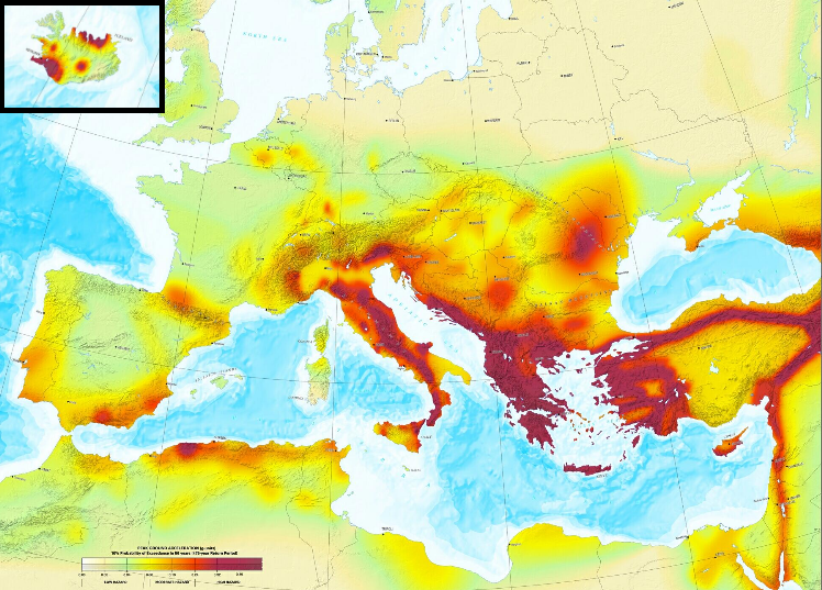 El antiguo peligro sísmico de Europa