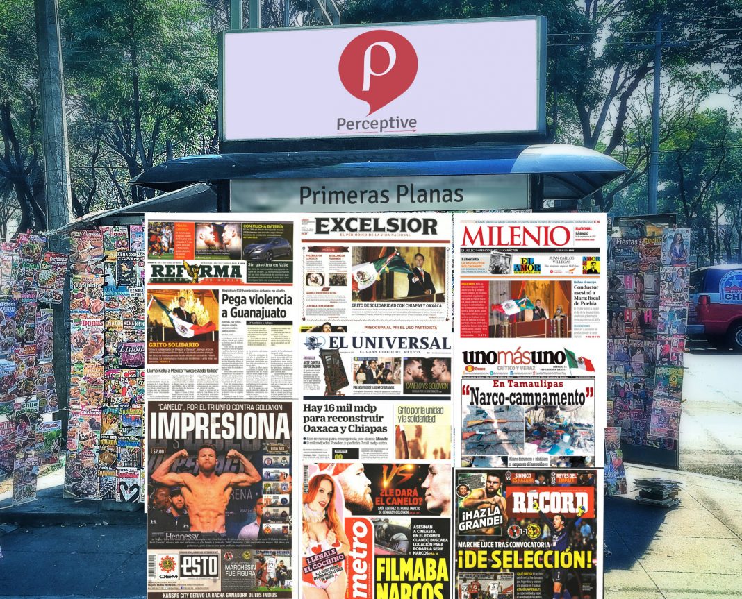 Las primeras planas de México