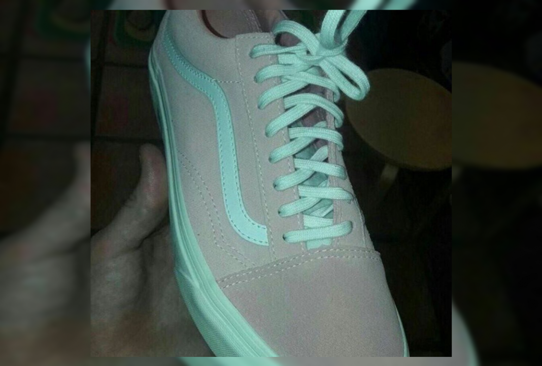 ¡Ya decídanse! ¿De que color ven este tenis, rosa o azul?