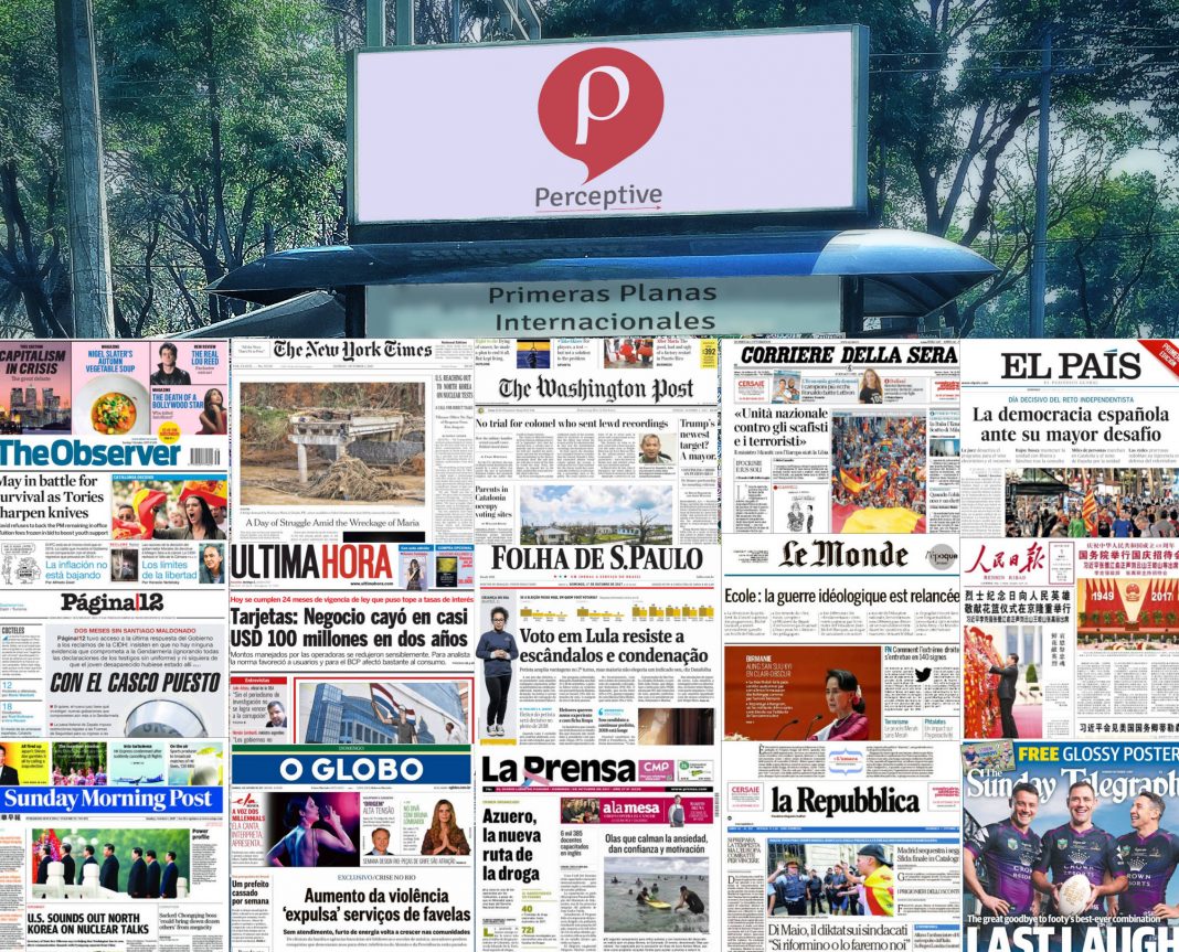 Primeras planas internacionales