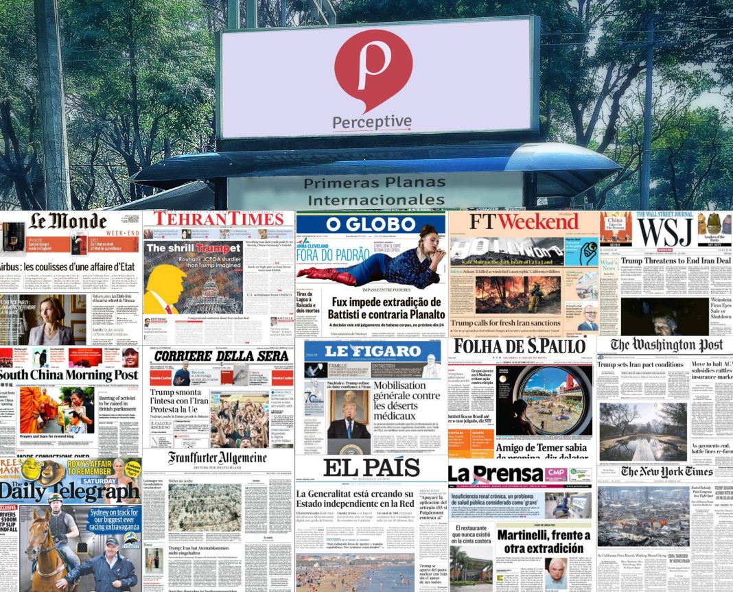 Primeras planas internacionales