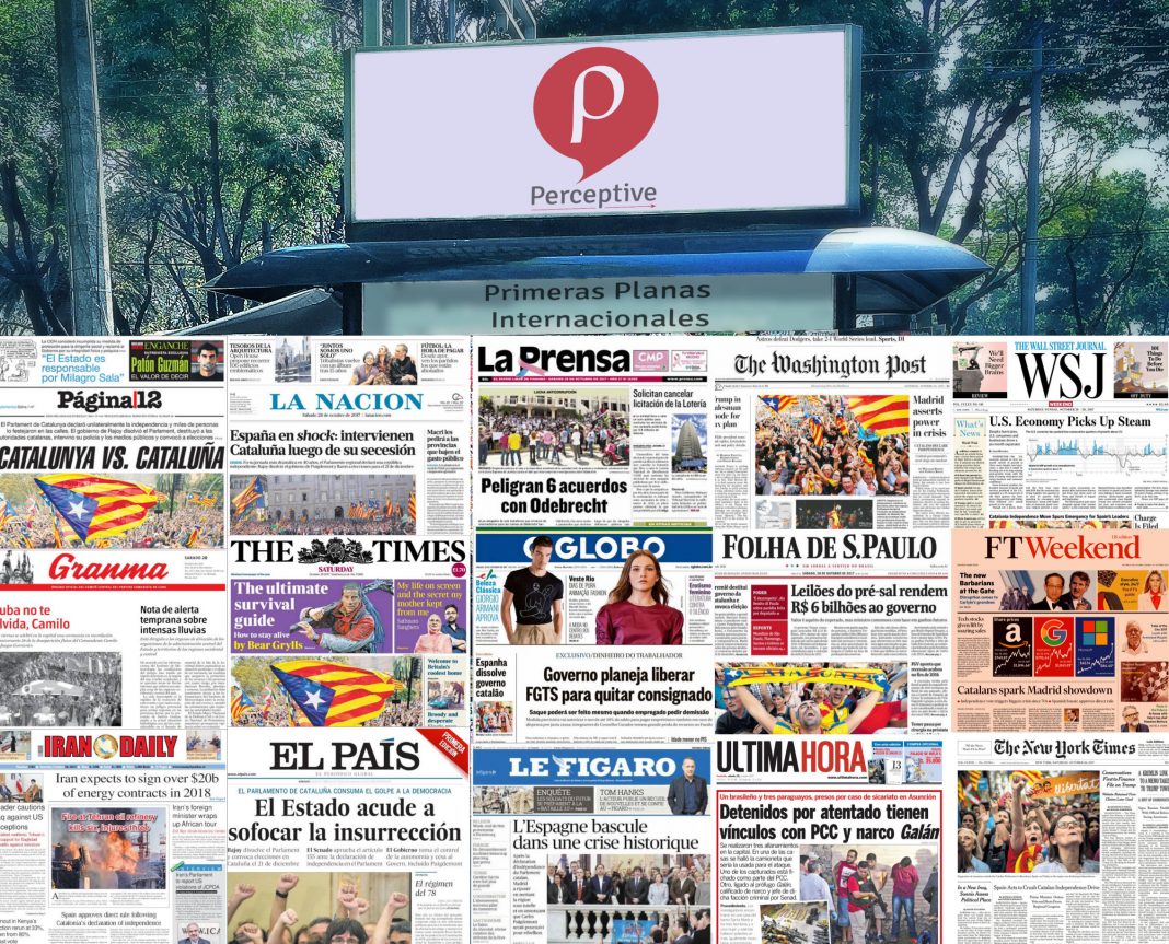 Primeras planas en el mundo