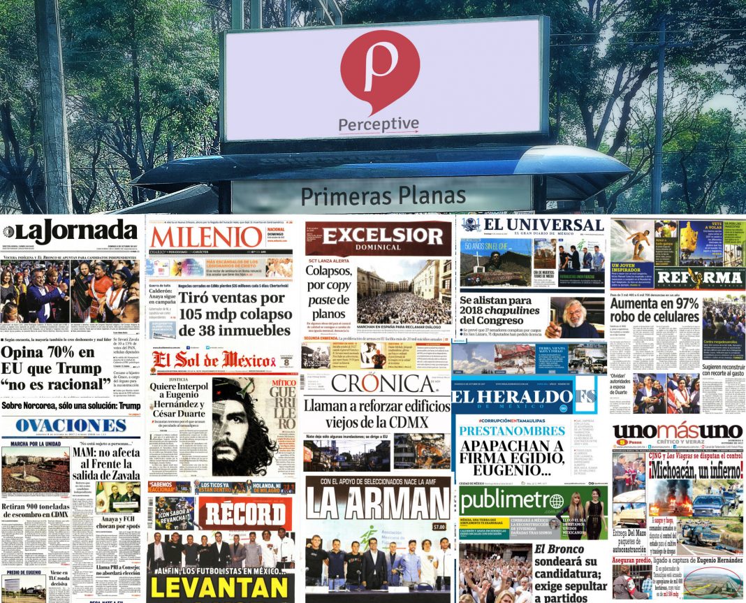 Las primeras planas en México