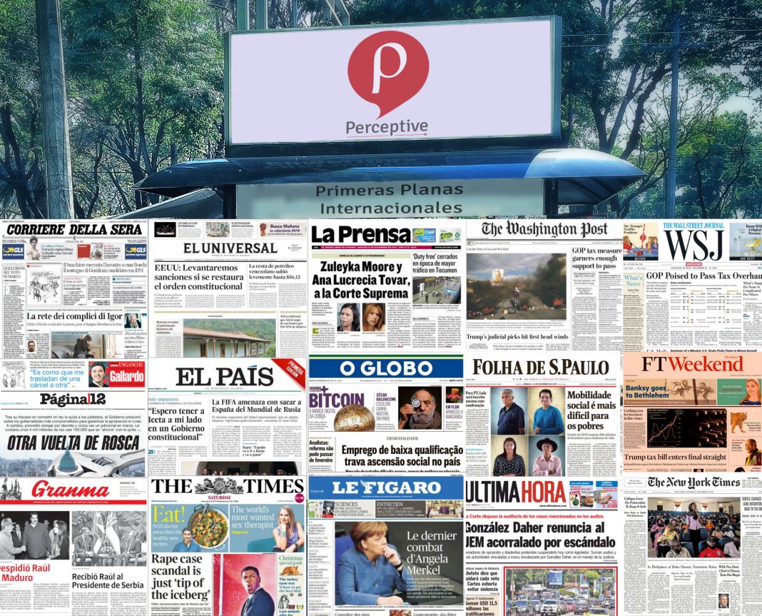 Primeras planas del mundo