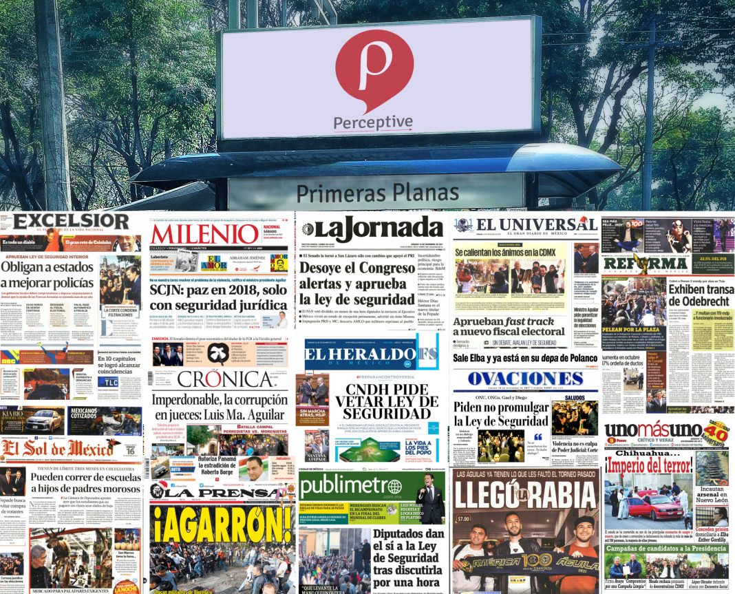 Las primeras planas de México