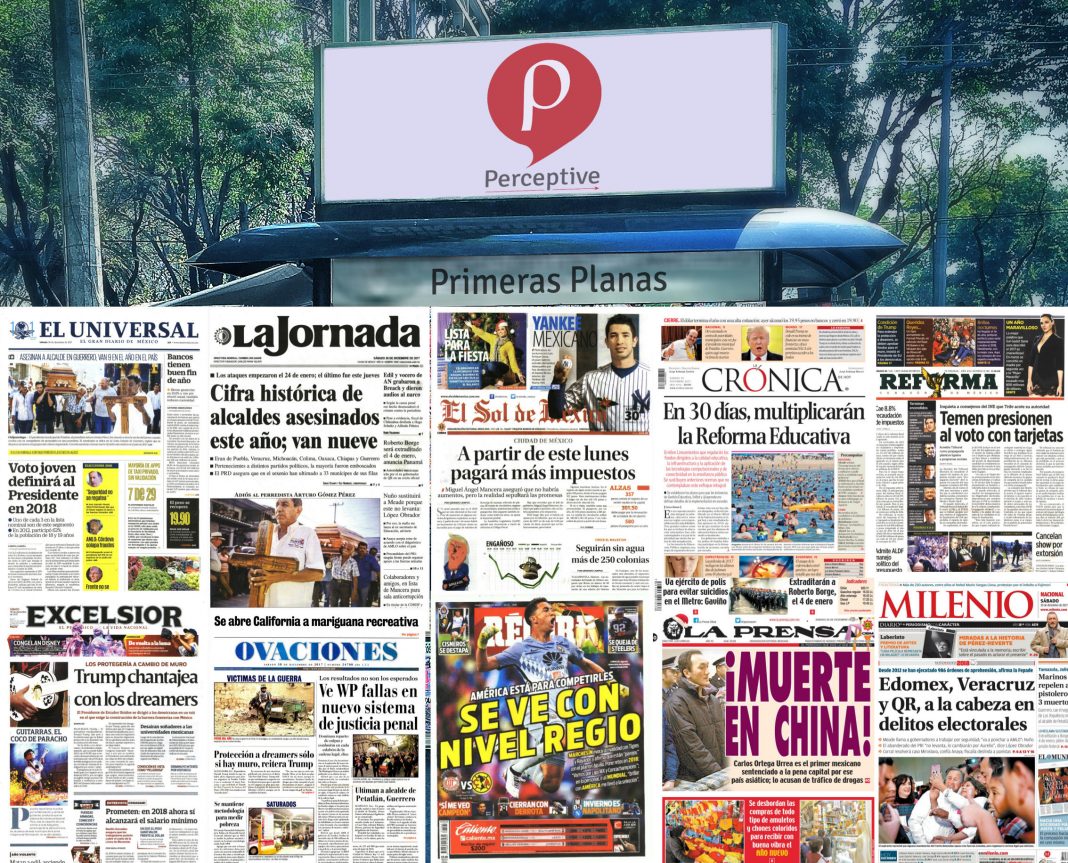 Las primeras planas de México