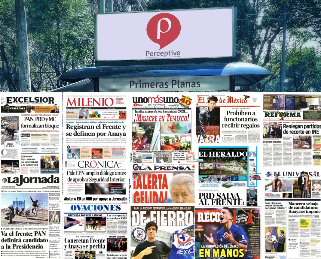 Las primeras planas de México