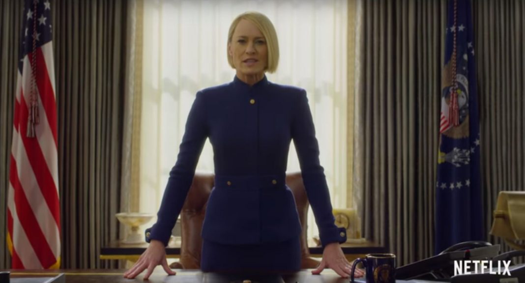 VIDEO – Claire toma el poder: presentan teaser de nueva temporada de «House of Cards»