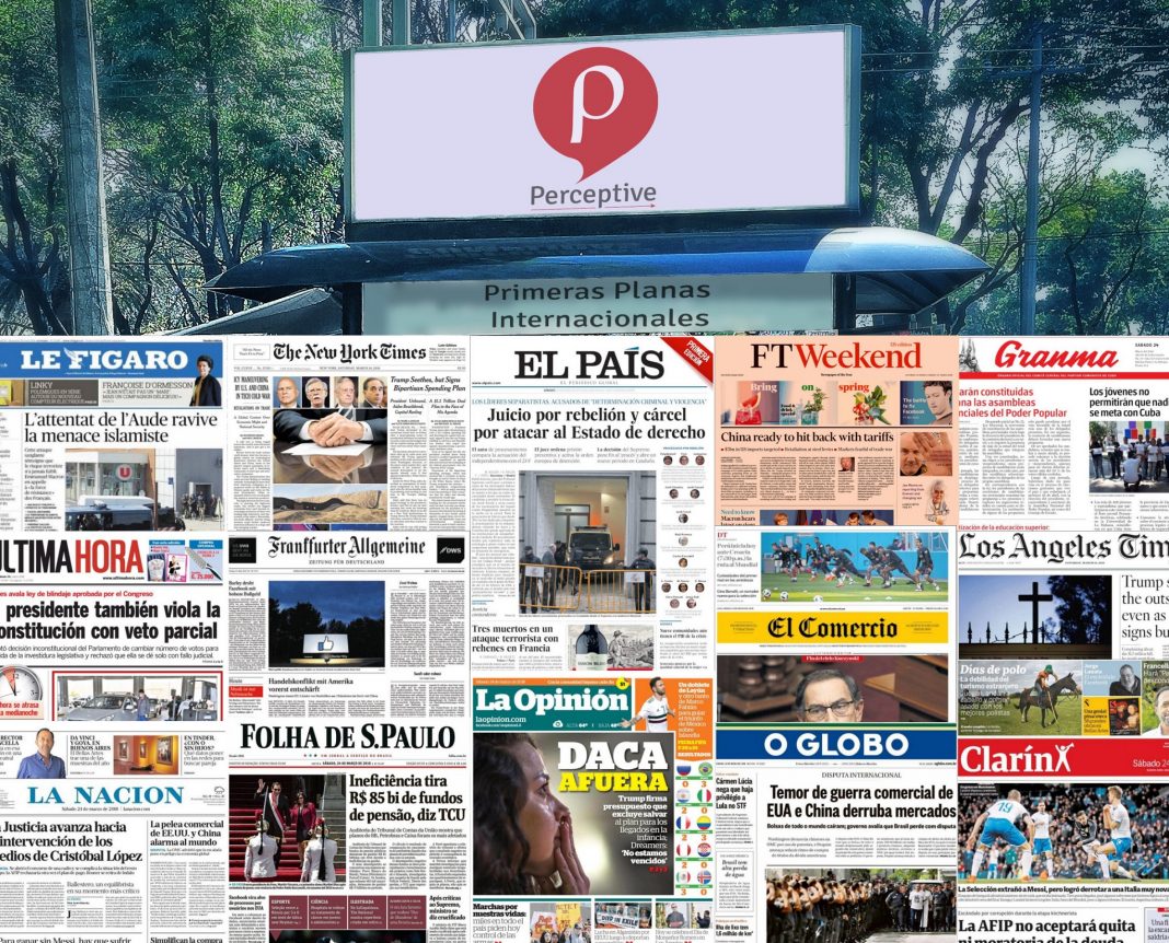 Primeras planas internacionales