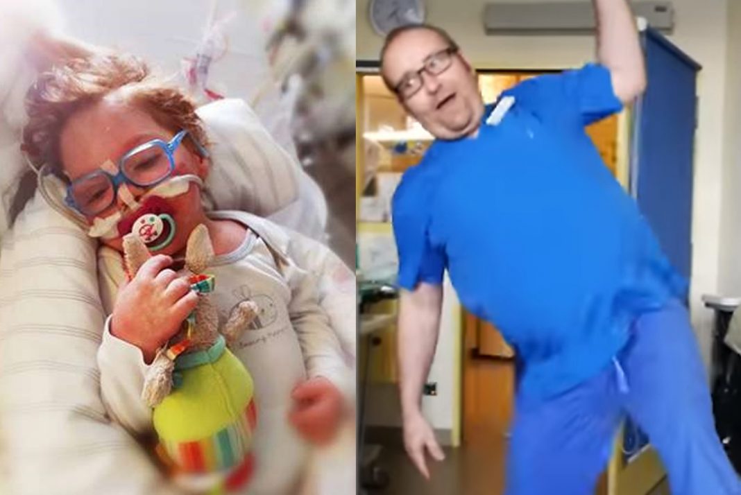 Doctor promete a pequeñito bailarle si mejora ¡Y se lo cumplió!