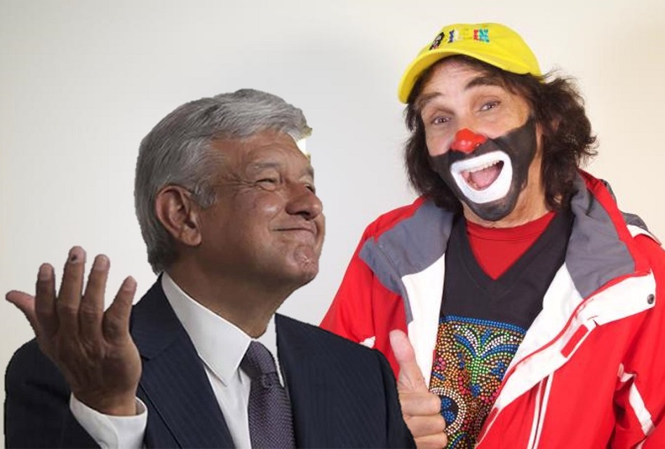 Cepillín apoya a AMLO, porque dice que él es como AMLO