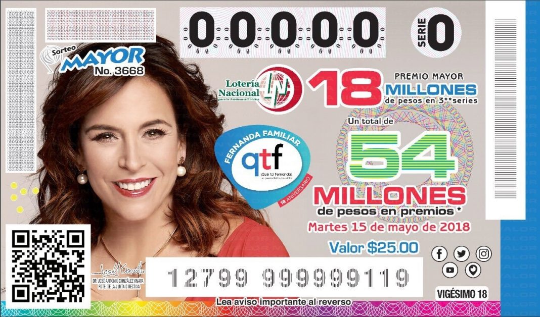 Con Sorteo Mayor, ¡Qué tal Fernanda! celebra su 18° Aniversario