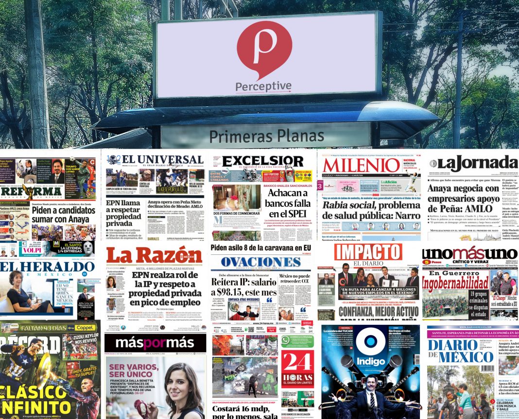 Las primeras planas de México
