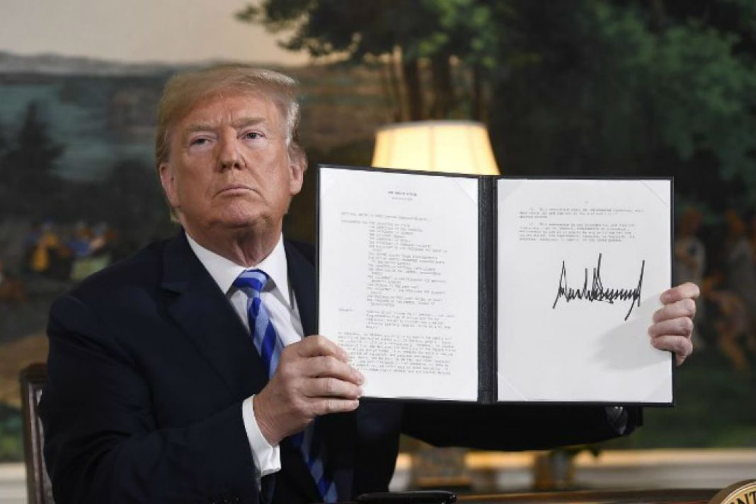 Trump retira a EEUU del pacto nuclear con Irán y anuncia la reimposición de sanciones