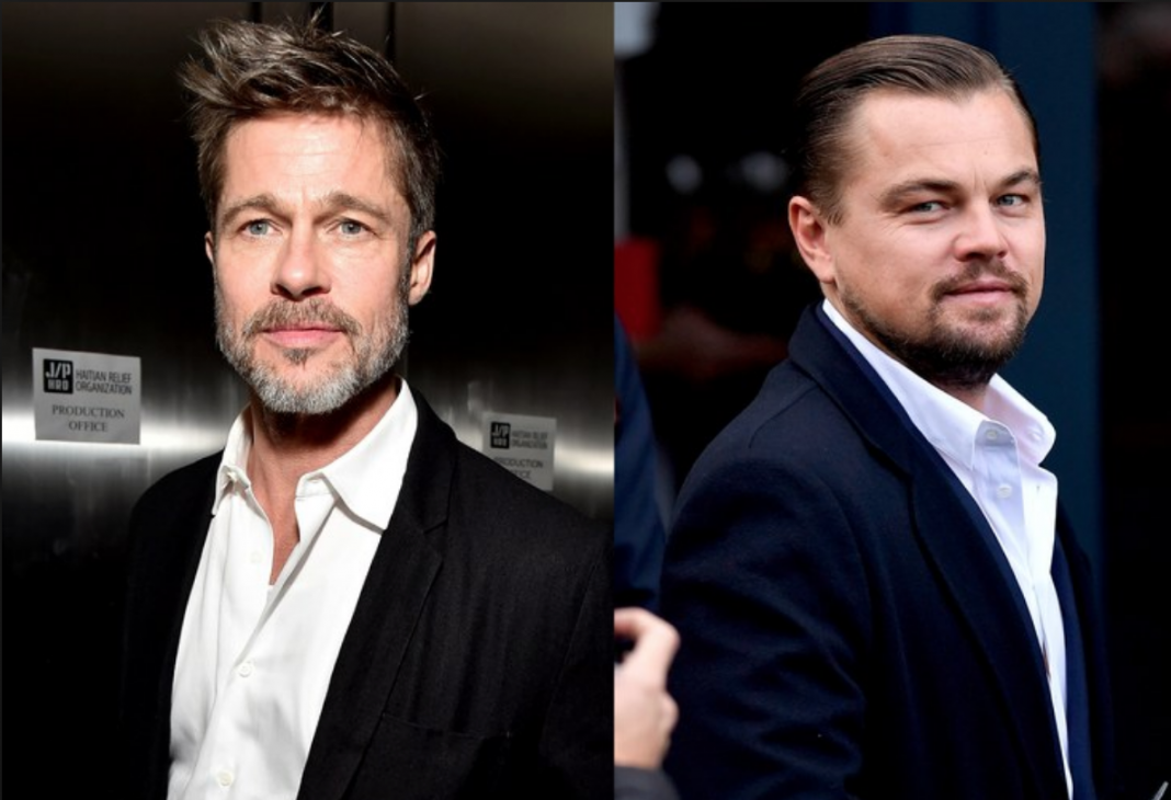 La foto de Brad Pitt y Leonardo DiCaprio en nuevo film, que enloqueció las redes