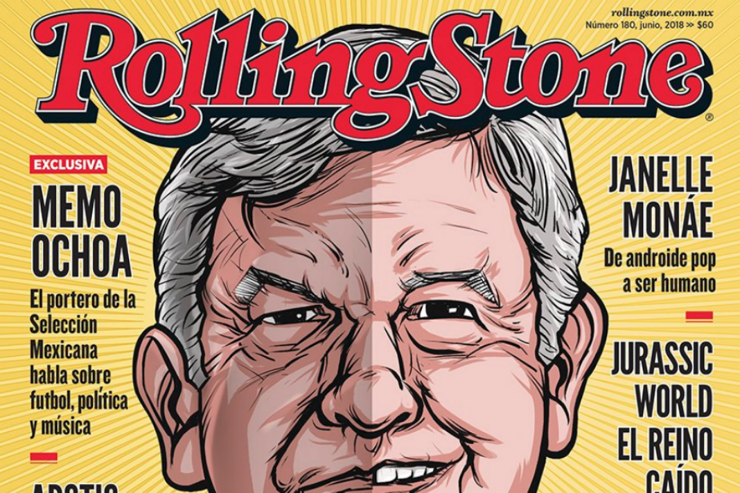 AMLO es la imagen de portada de la revista Rolling Stone