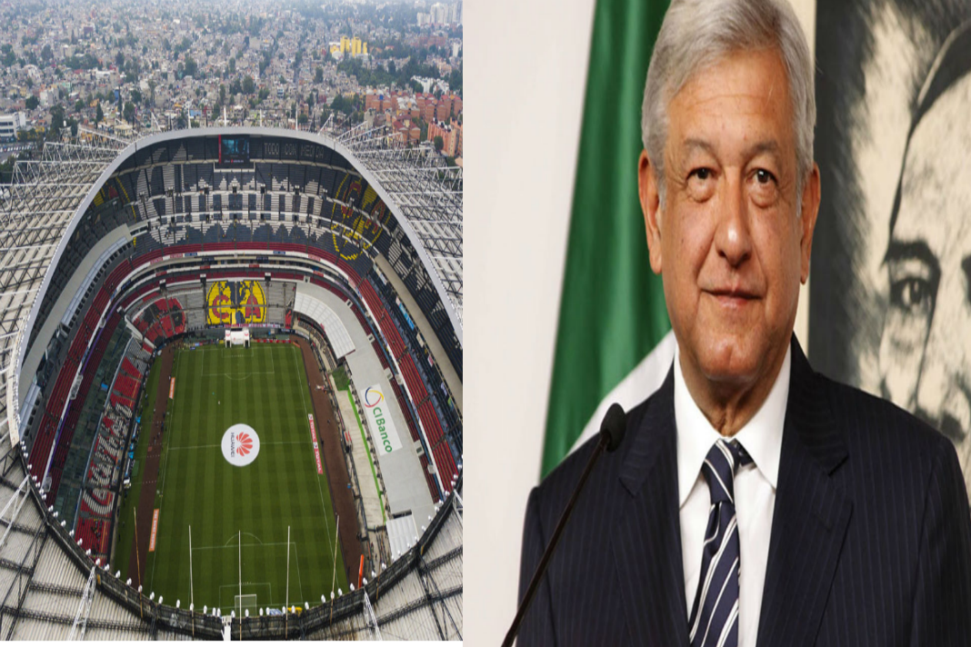 AMLO cerrará su campaña en el Estadio Azteca