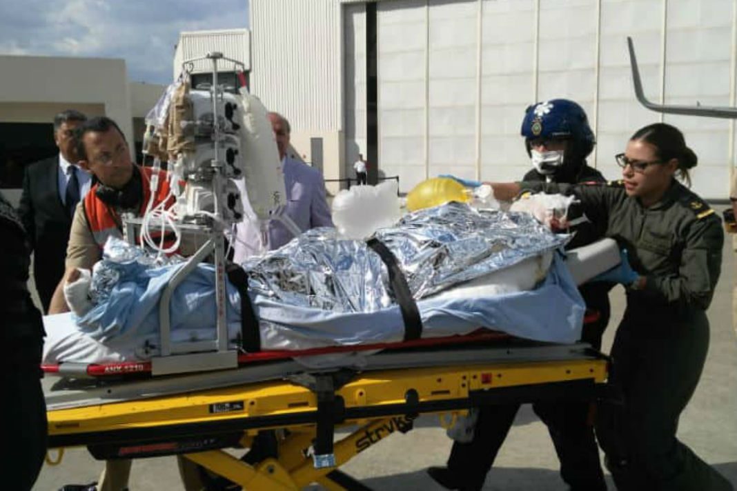 Llegan a hospital en CDMX heridos por erupción de Volcán de Fuego