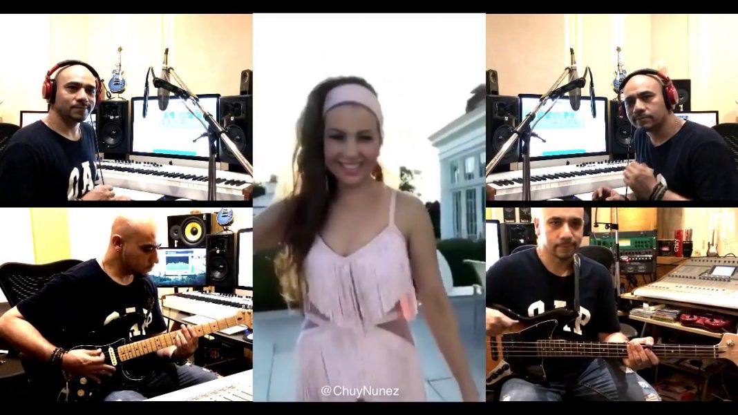 ¡Buenísima! Hacen canción al «¿Me oyen, me escuchan, me sienteeeen?» #ThalíaChallenge