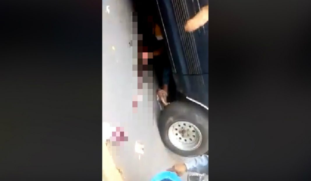 Víctima de asalto atropella al presunto ladrón en Iztapalapa (VIDEO)