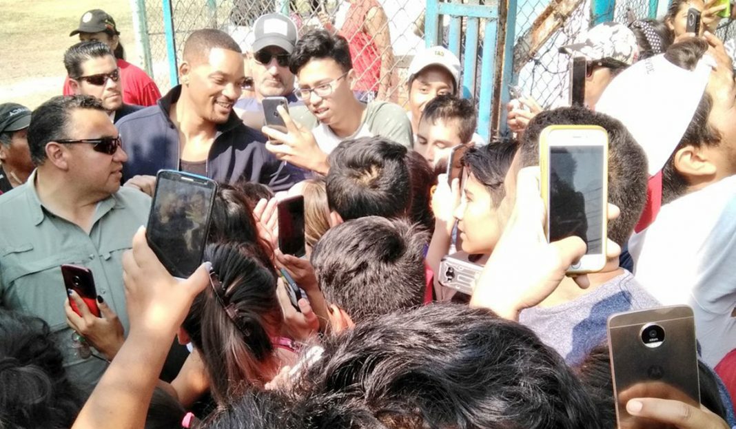Así llegó Will Smith a Morelos y se robó las miradas