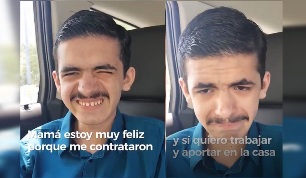Joven con discapacidad obtiene su primer empleo ¡En Cinépolis!