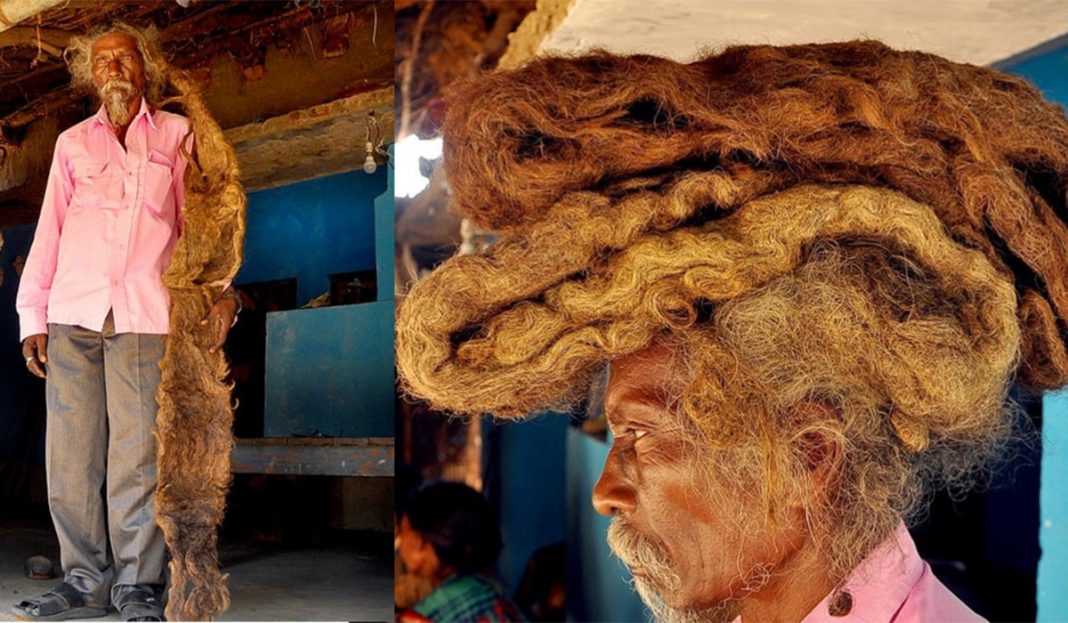 ¡40 años sin lavarse ni cortarse el cabello!