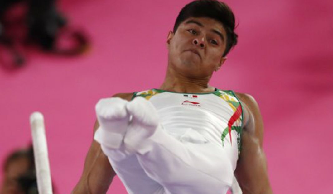 Isaac Núñez da a México histórico oro en barras paralelas de Lima 2019