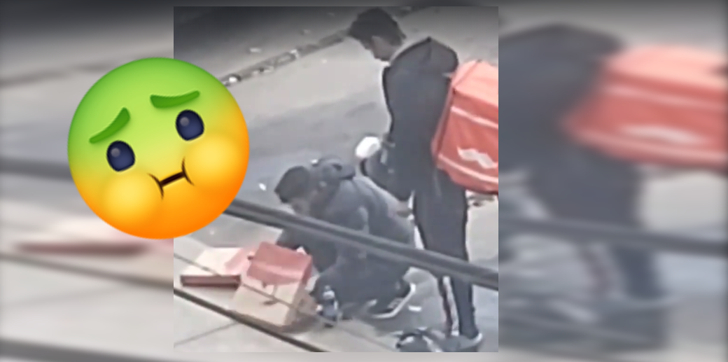 Les ganó el hambre y comen pizza que iban a entregar