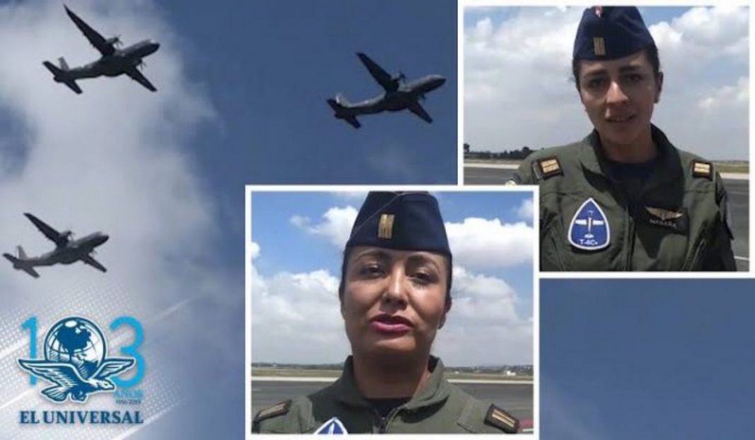 Por primera vez mujeres piloto volarán cielo de la CDMX en desfile militar