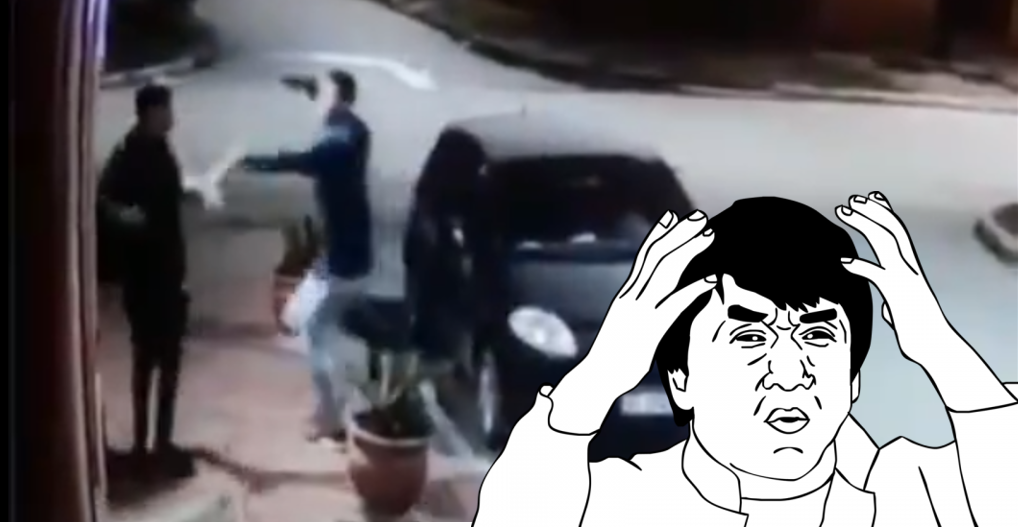 Llegó a asaltarlo, vio que era su amigo y se abrazaron ¡Fue hermoso!