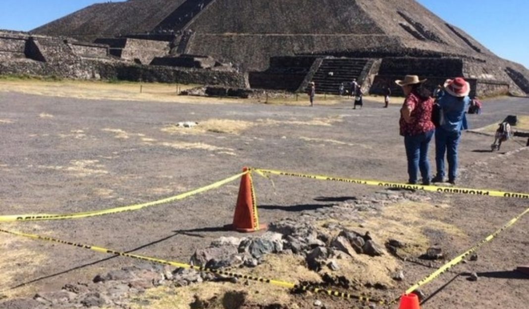 Empleados ebrios causan daños en sitio arqueológico de Teotihuacán