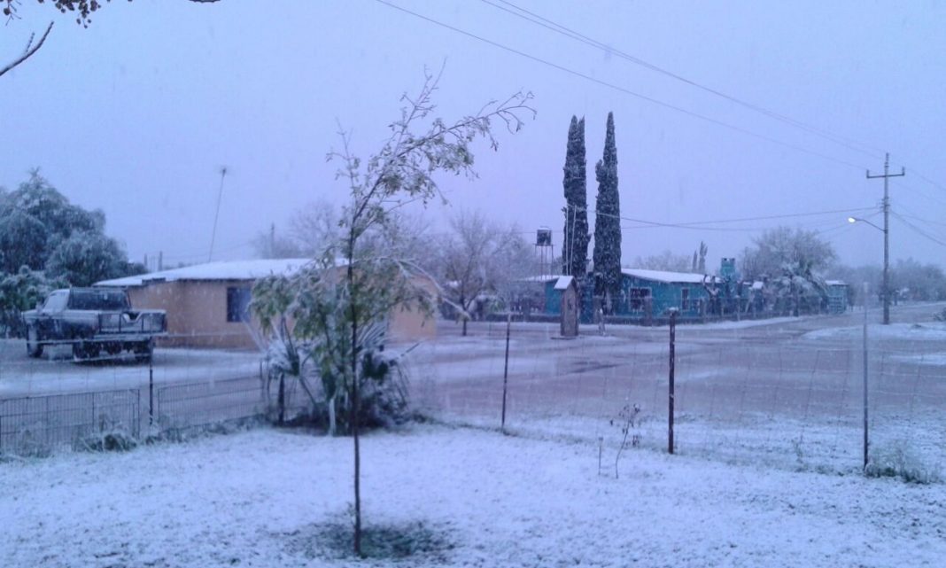 Pronostican caída de nieve o aguanieve y vientos fuertes en el norte