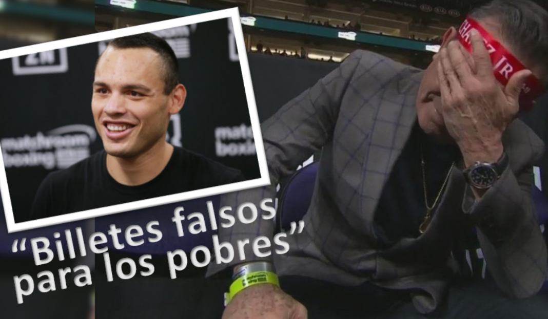 «Al cabo los hacen las máquinas», Julio César Chávez Jr dice que AMLO haga billetes falsos para los pobres