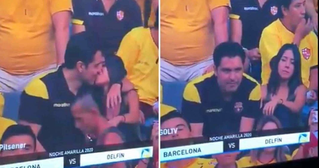 «Destruyeron mi relación»: hombre infiel en ‘kiss cam’ rompe el silencio