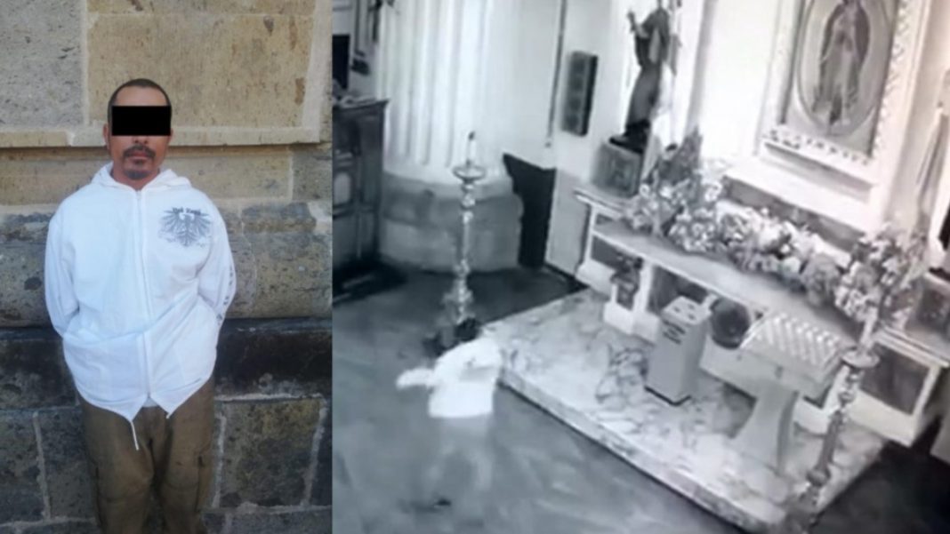 Como no «le cumplió el milagro», apedreó la imagen de la Virgen