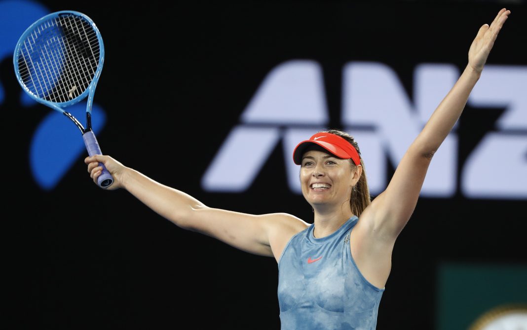 Maria Sharapova se despide de las canchas